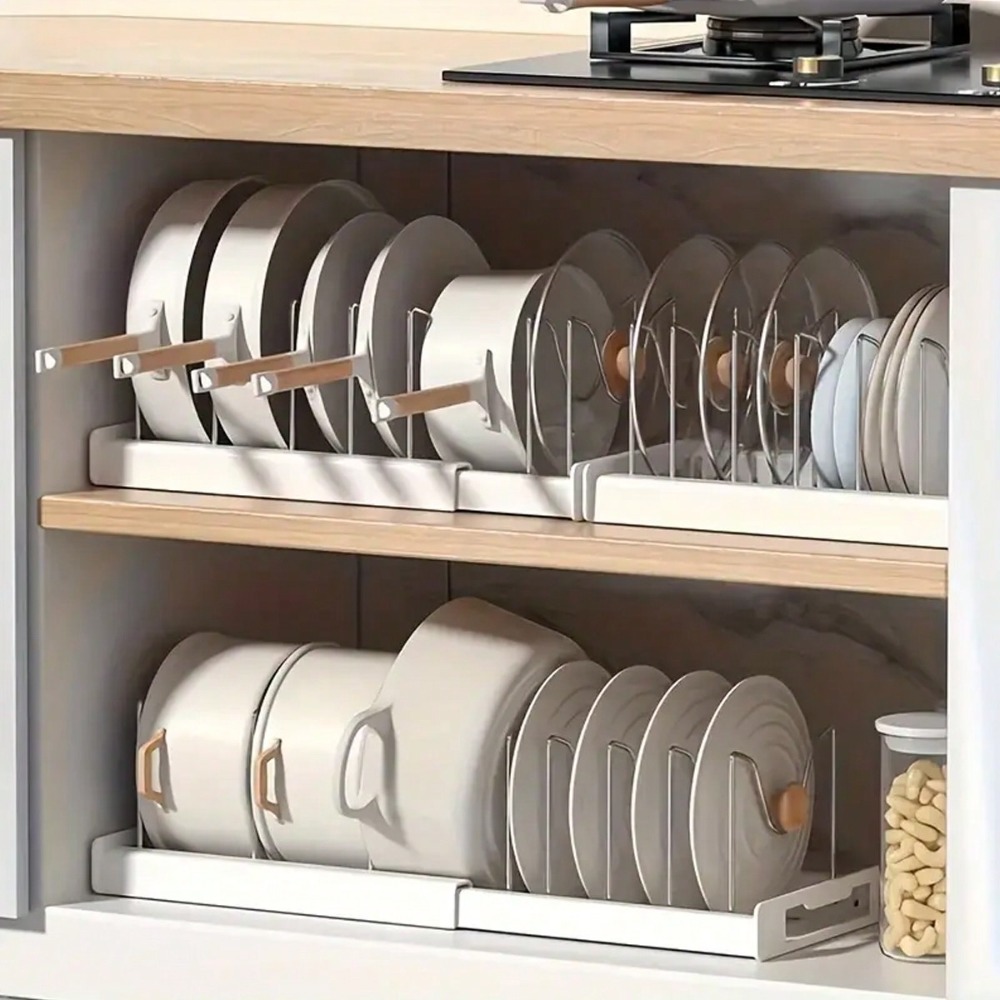 Kitchen Utensil Holder - Organisateur de cuisine ultime, étagère extensible