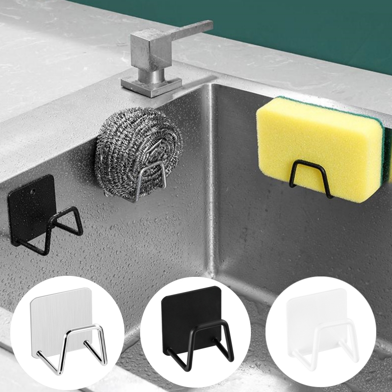 Kitchen Gadgets Storage Ideas - Porte-éponges d'évier de cuisine en acier