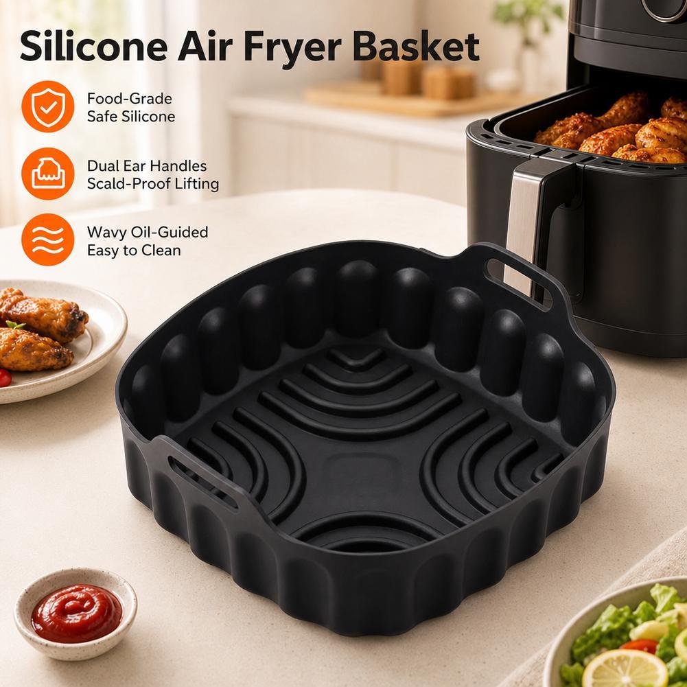 Air Fryer Accessories - Doublures en silicone pour friteuse à