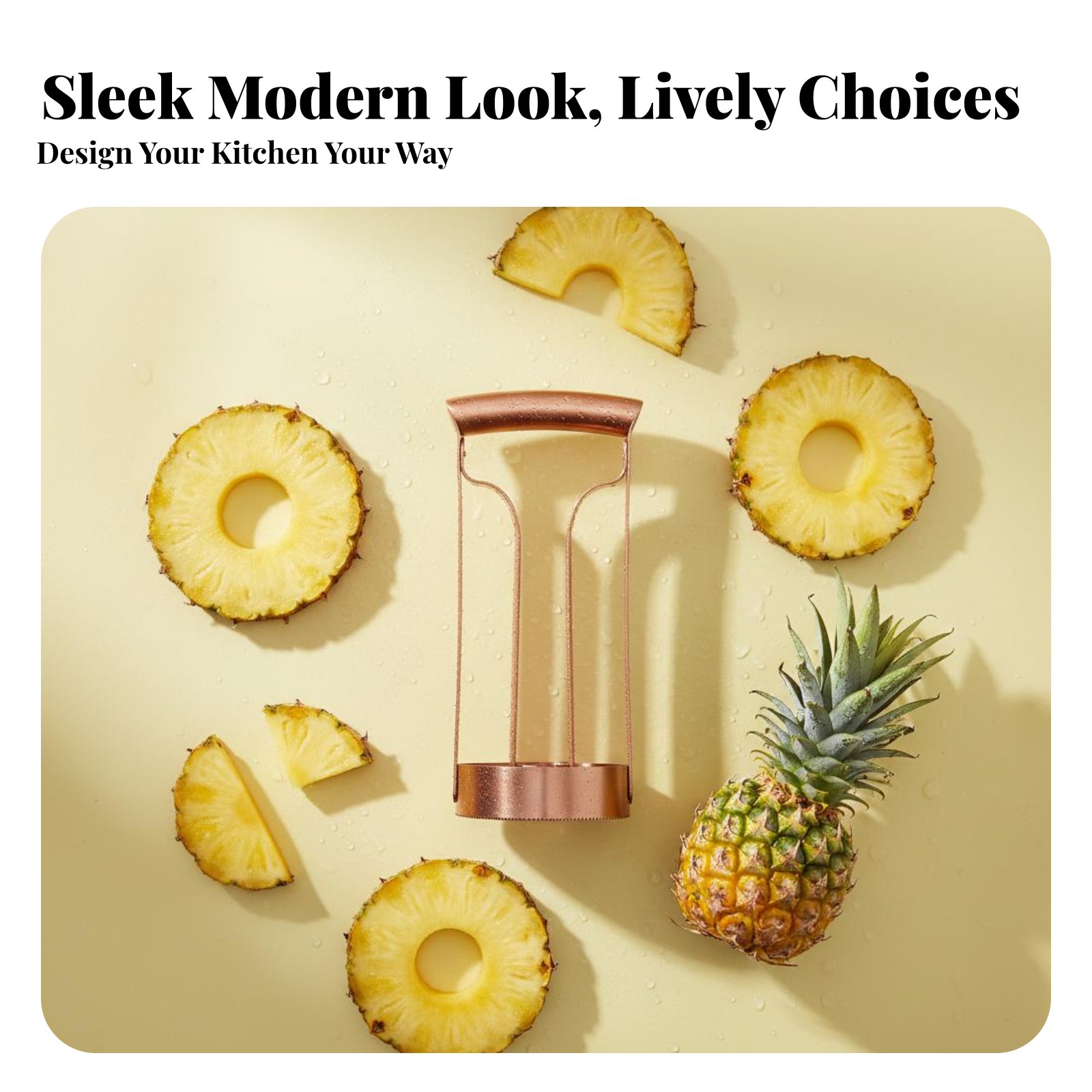 Kitchen Gadgets Tools - Coupe-ananas en acier inoxydable pour retirer