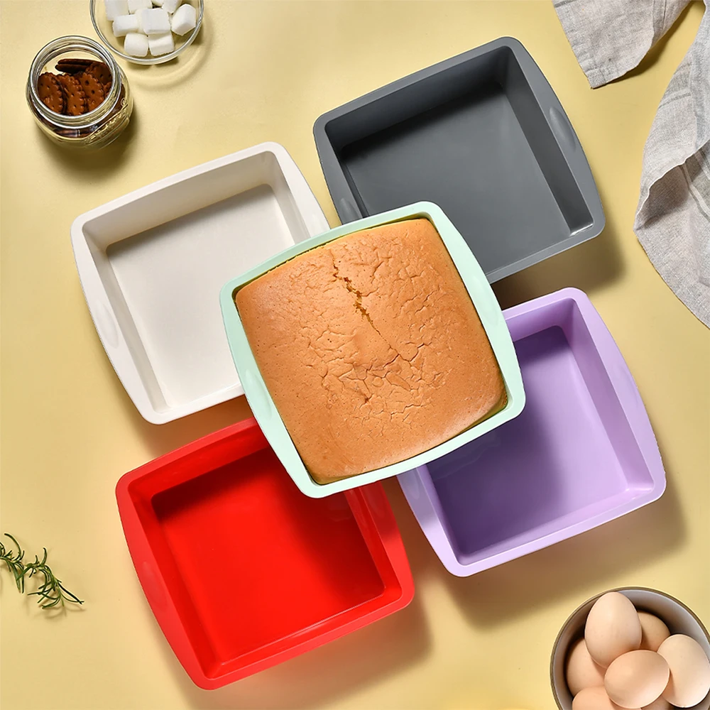 Kitchen Gadgets Ninja - Moule à gâteau carré en silicone