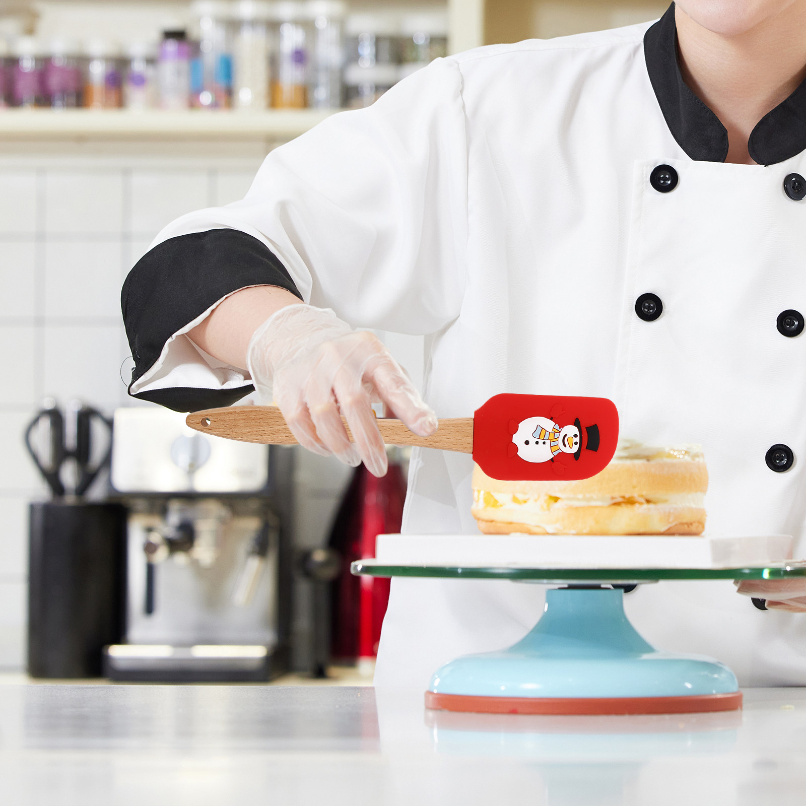 Kitchen Gadgets Xmas - Ensemble de 3 spatules en silicone