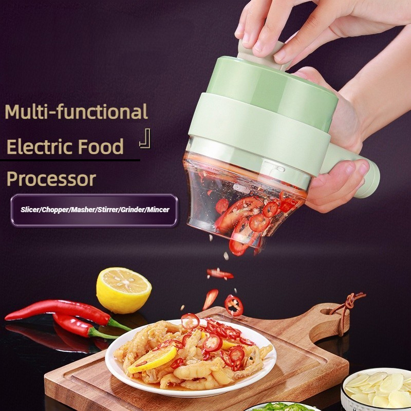 Kitchen Gadgets That Make Life Easier - Robot culinaire électrique sans fil, coupe-légumes,