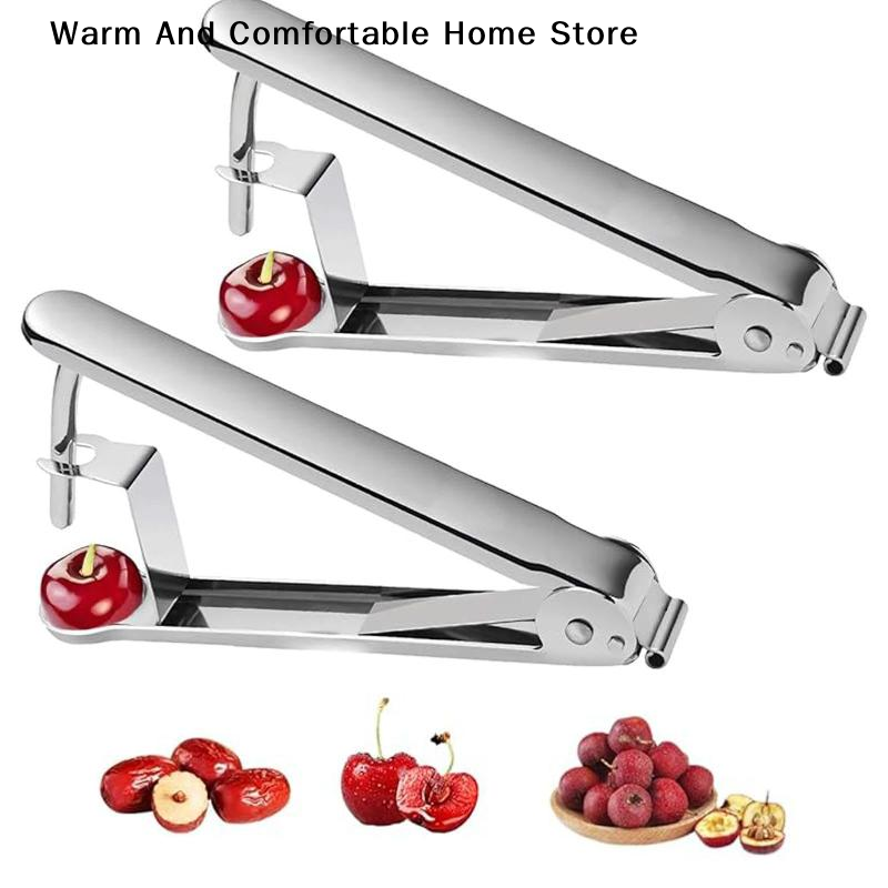 Kitchen Gadgets Tools - Décortiqueur multifonctionnel pour cerises, hawthorns, dattes