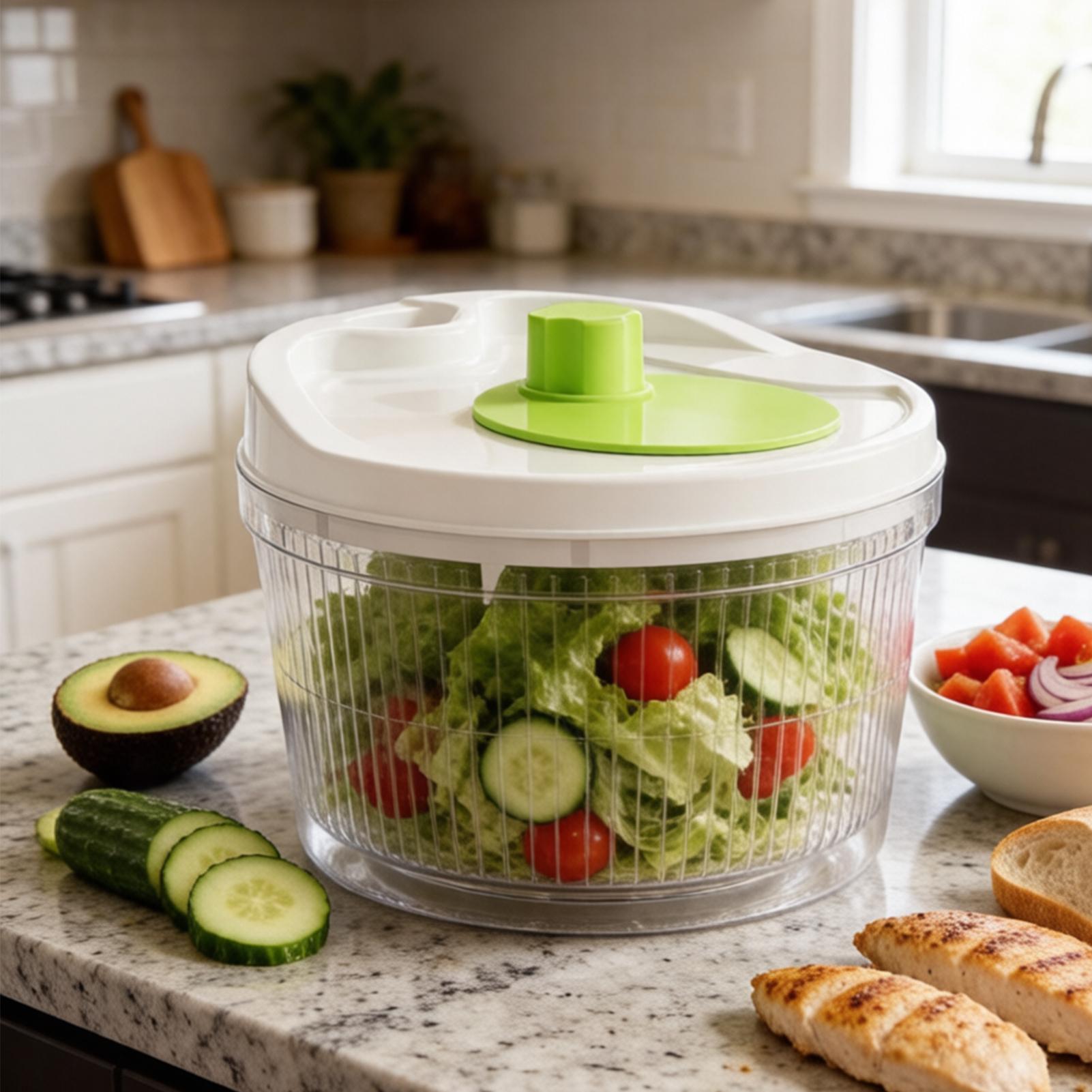 Salad Spinner - Essoreuse à salade avec bec de