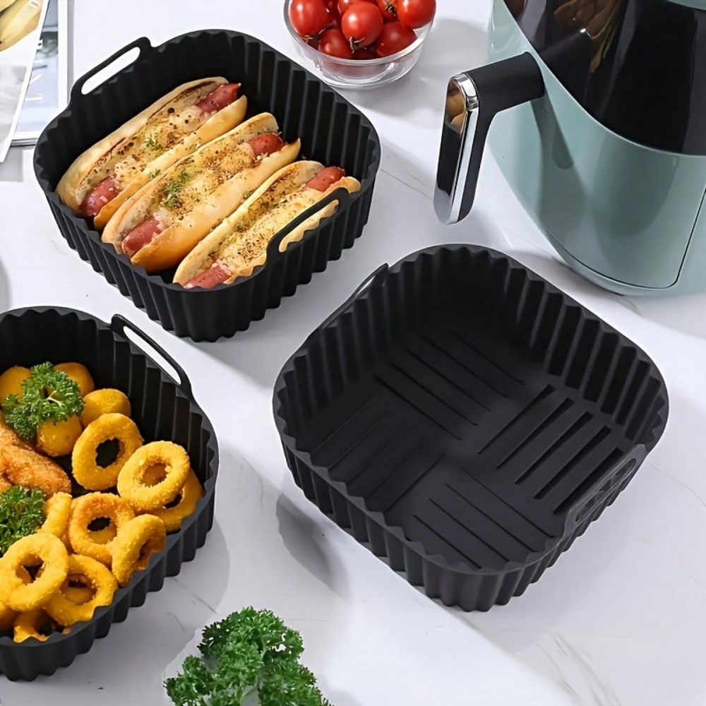 Air Fryer Accessories - 1 doublure réutilisable en silicone pour