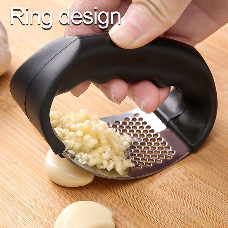 Manual Garlic Press - Presse-ail en acier inoxydable, hachoir manuel