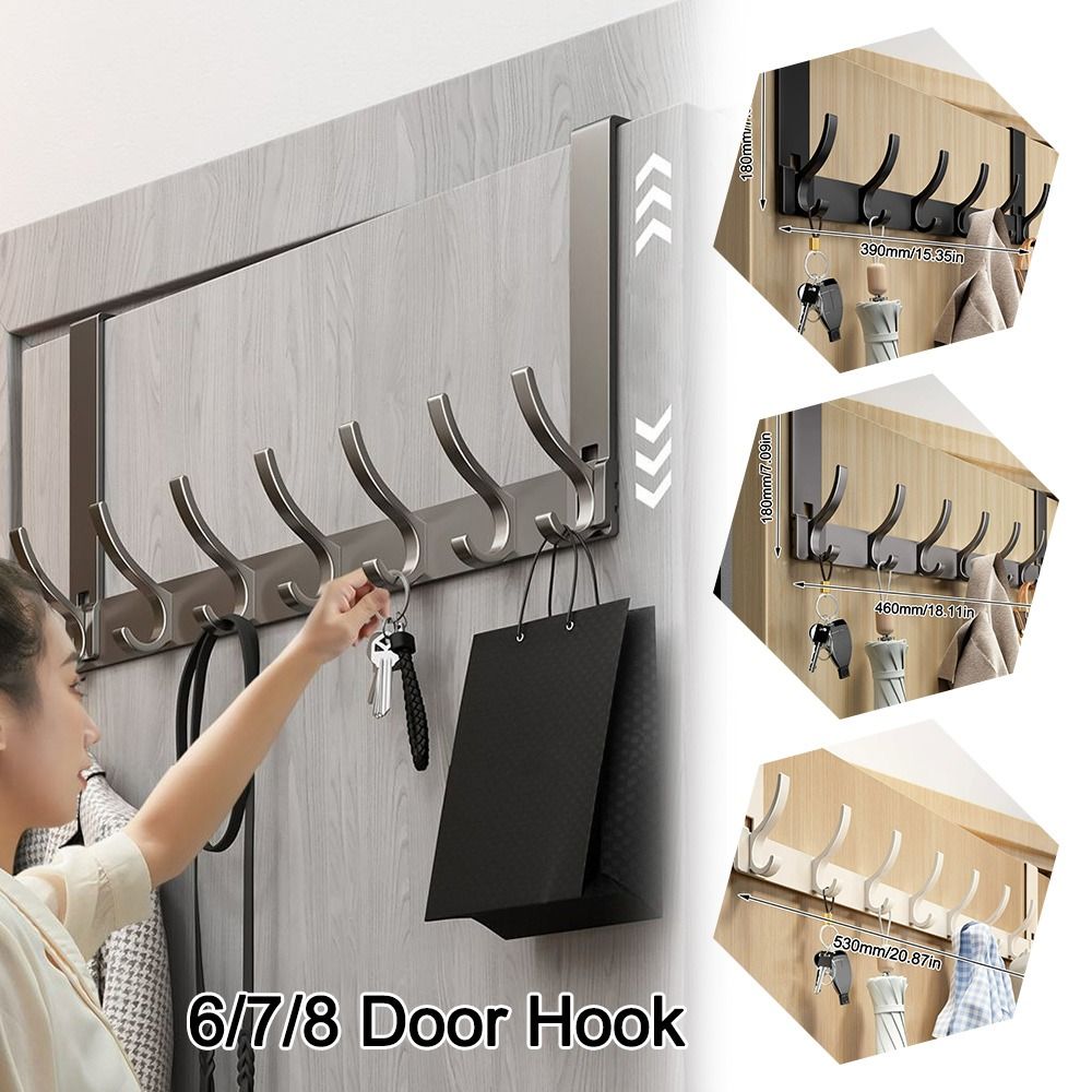Kitchen Gadgets Storage Ideas - Porte-manteau mural sans perçage à 6/7/8