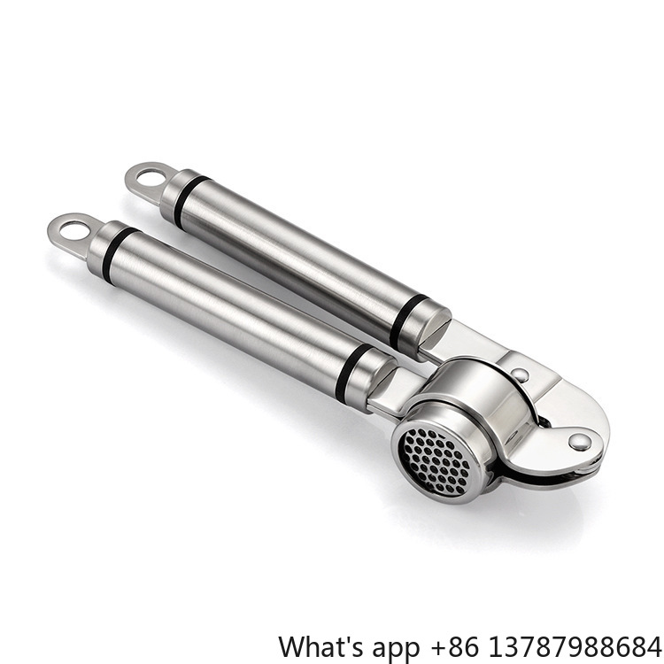 Manual Garlic Press - Presse-ail en acier inoxydable 304, pressage