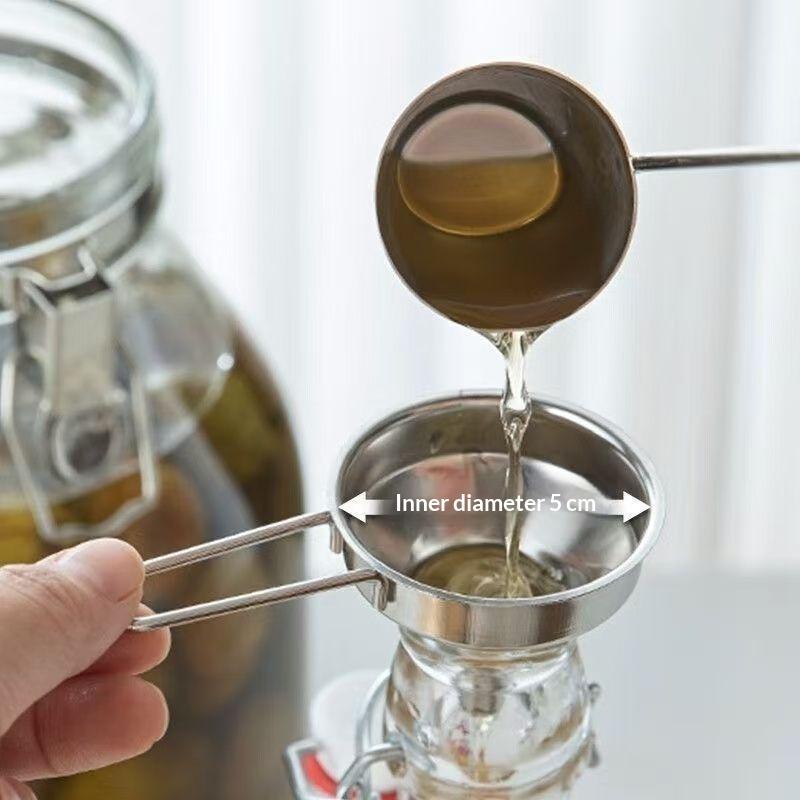 Kitchen Gadgets Small - Entonnoir en acier inoxydable avec poignée,