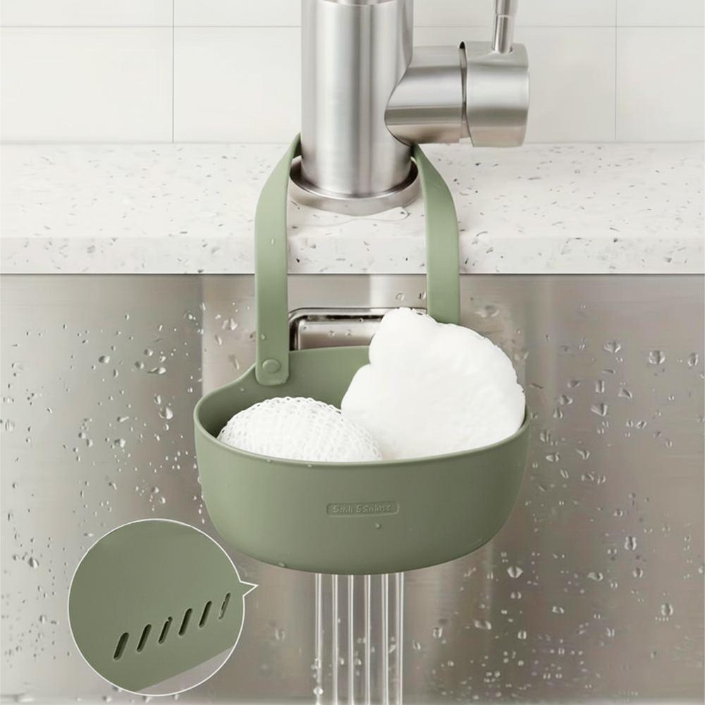 Kitchen Gadgets Storage Ideas - Porte-éponge à savon suspendu, panier de