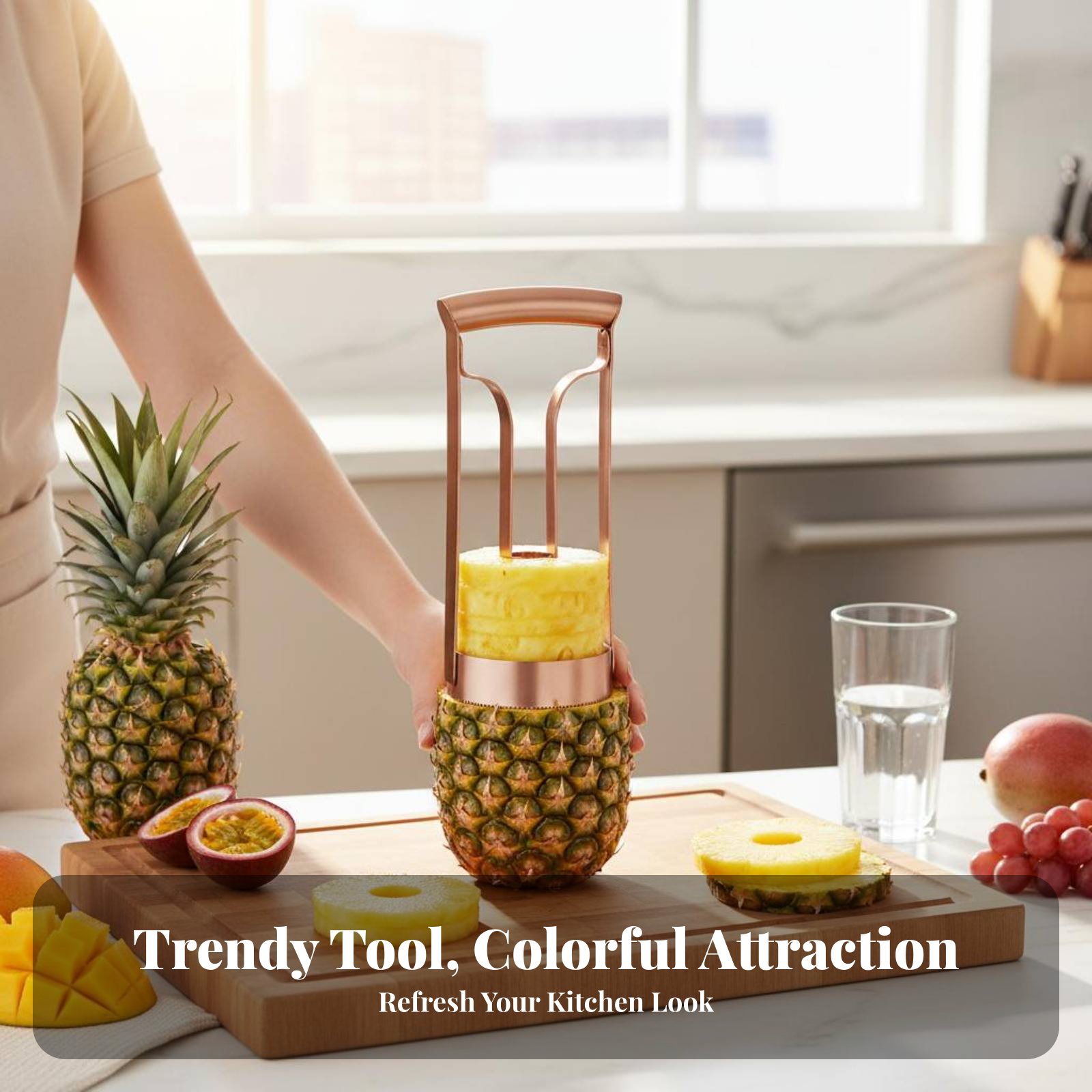Coupe-ananas en acier inoxydab - Kitchen Gadgets Tools avis et prix