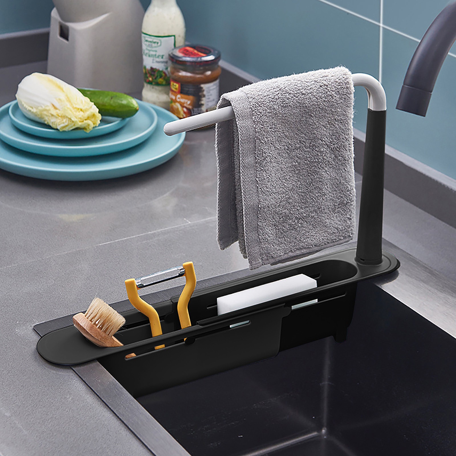 Elescopic-Étagère d'évier de p - Kitchen Gadgets That Make Life Easier avis et prix