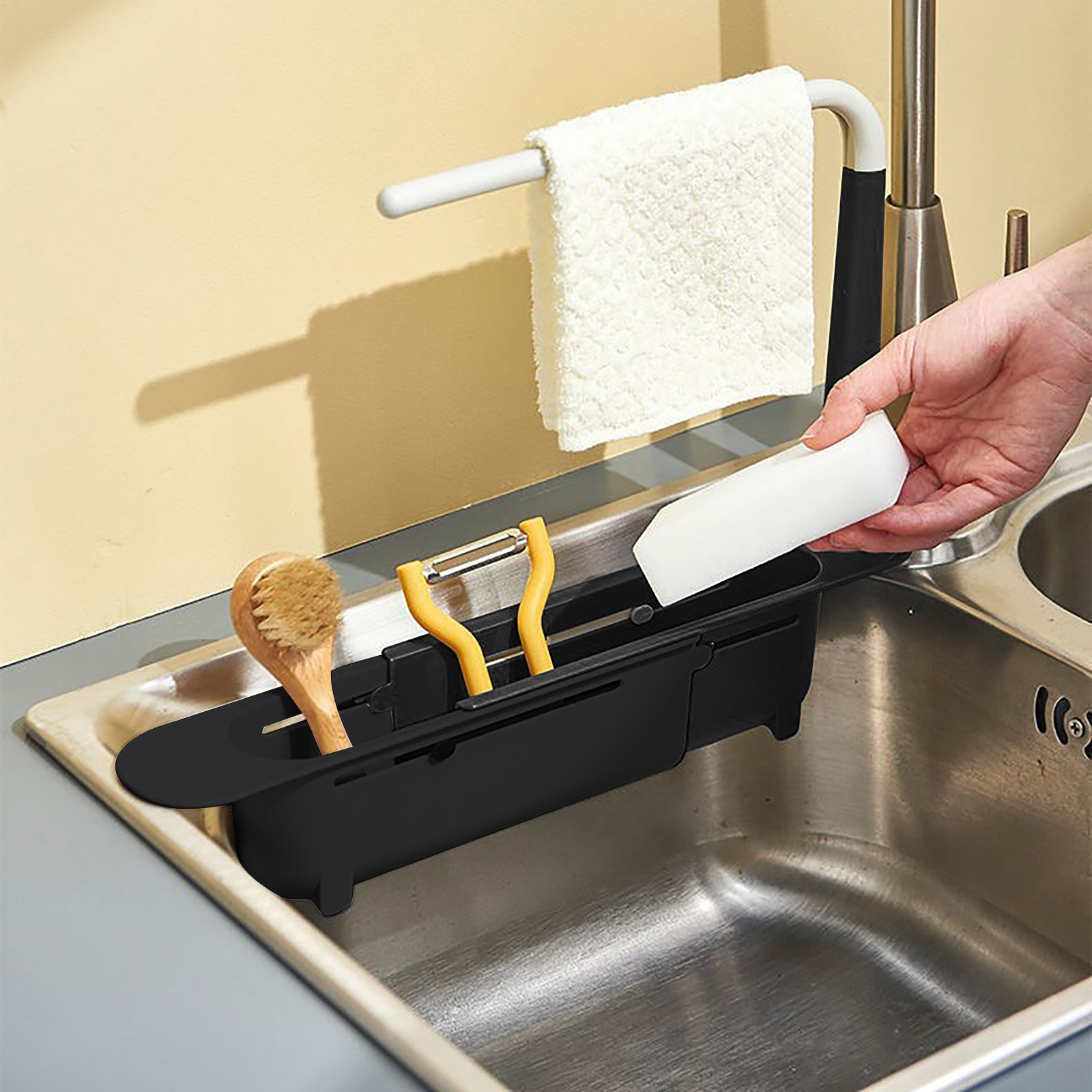 Elescopic-Étagère d'évier de p - Kitchen Gadgets That Make Life Easier avis et prix