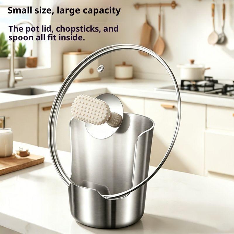 Support à cuillères en acier i - Kitchen Utensil Holder avis et prix