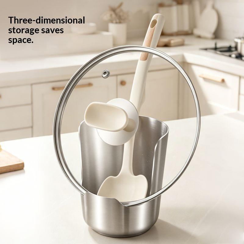 Support à cuillères en acier i - Kitchen Utensil Holder avis et prix