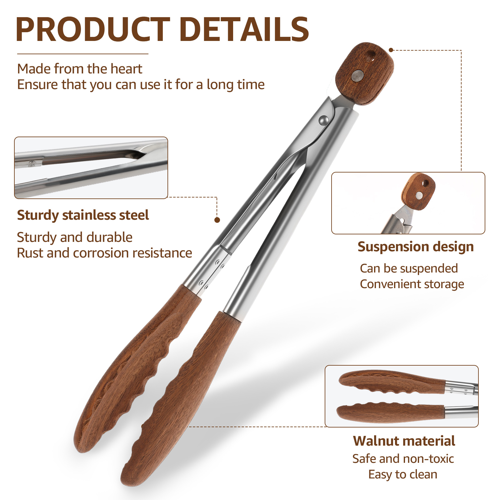 Pinces alimentaires en bois de - Kitchen Gadgets That Make Life Easier avis et prix