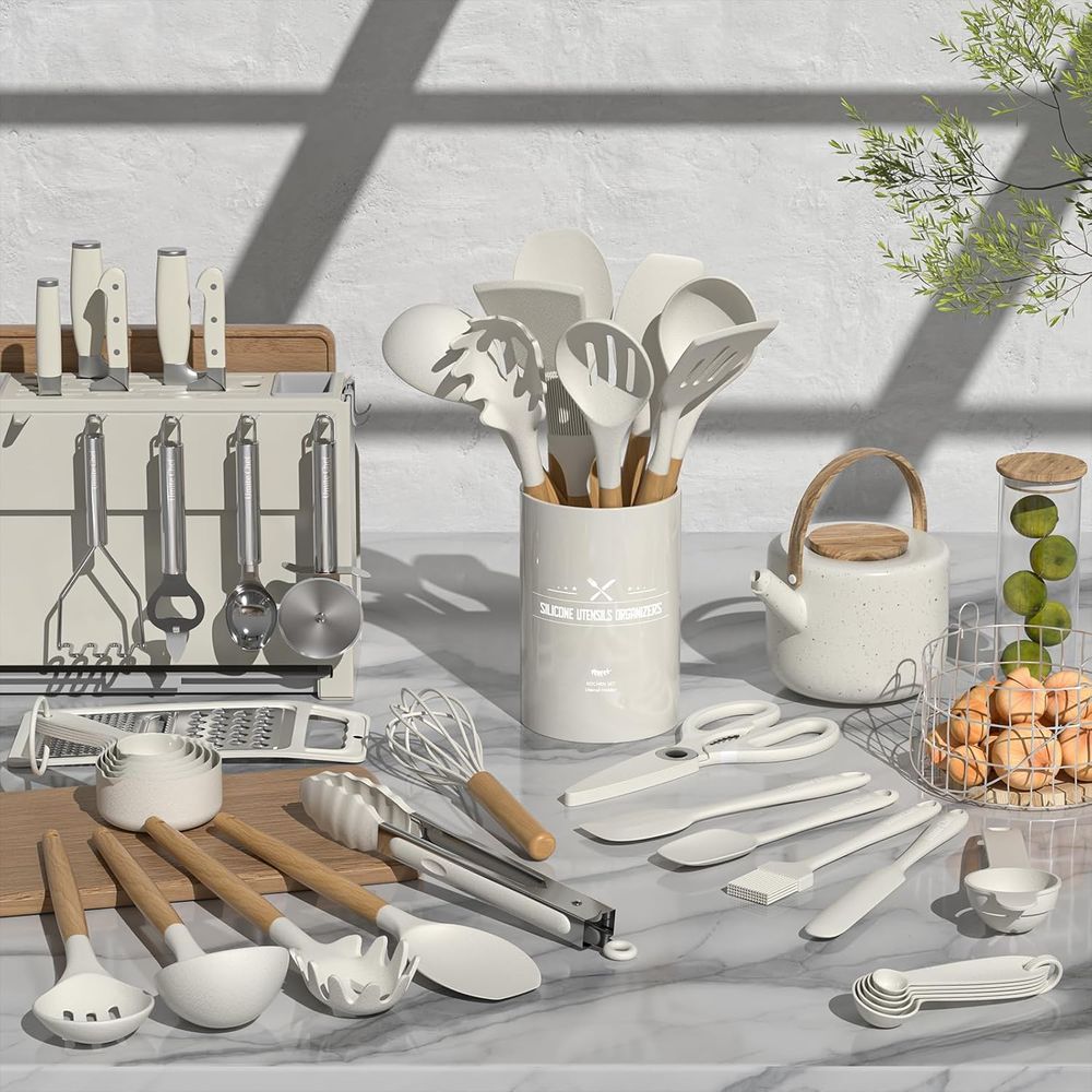 Ensemble d'ustensiles de cuisi - Kitchen Gadgets For Cooking avis et prix