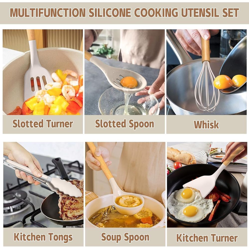Ensemble d'ustensiles de cuisi - Kitchen Gadgets For Cooking avis et prix