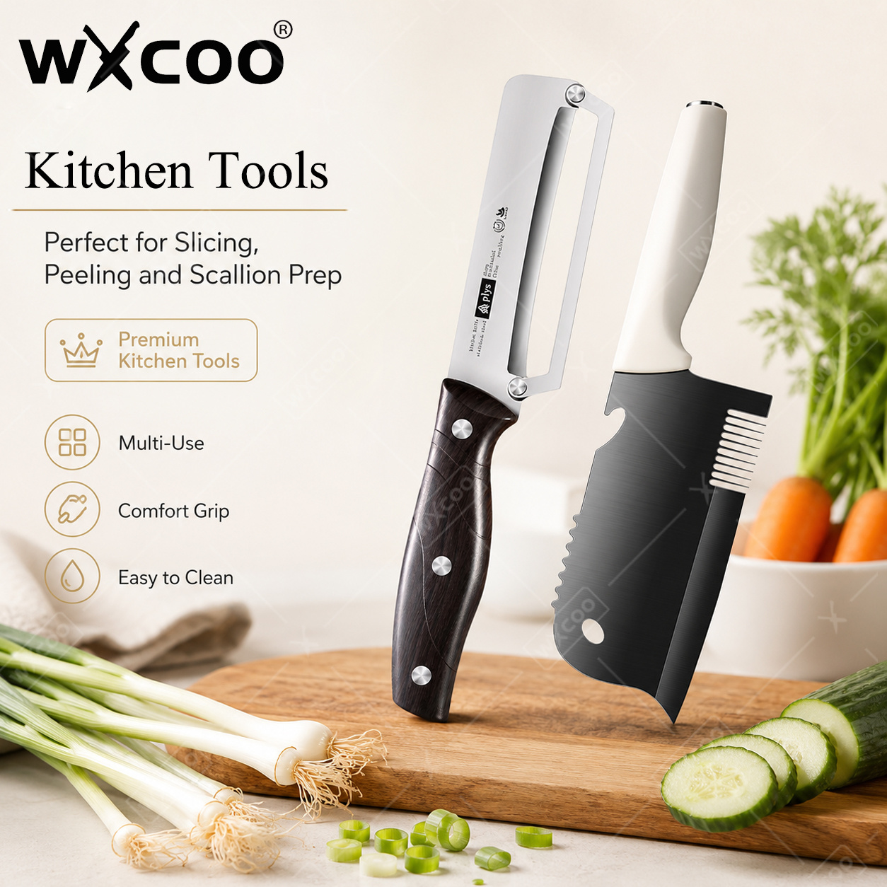 WXCOO Coupe-oignons en acier i - Kitchen Gadgets For Arthritic Hands avis et prix