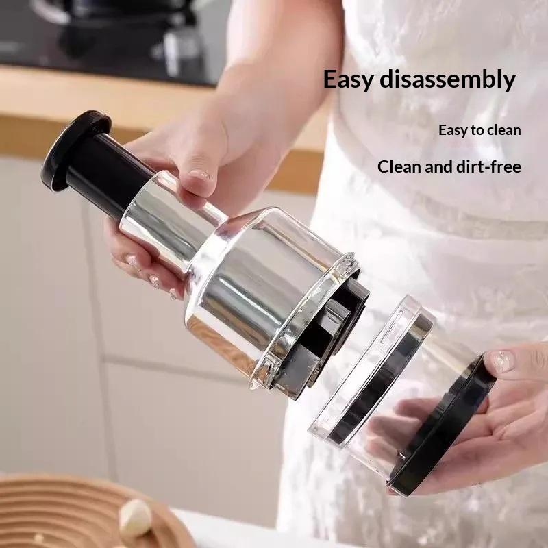 Presse-ail manuel en acier ino - Manual Garlic Press avis et prix