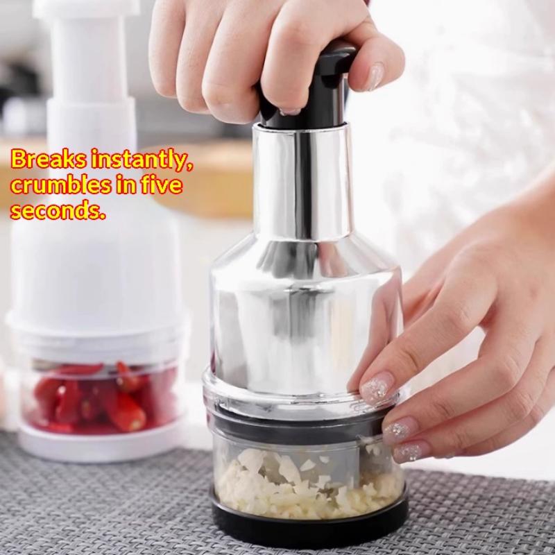 Presse-ail manuel en acier ino - Manual Garlic Press avis et prix