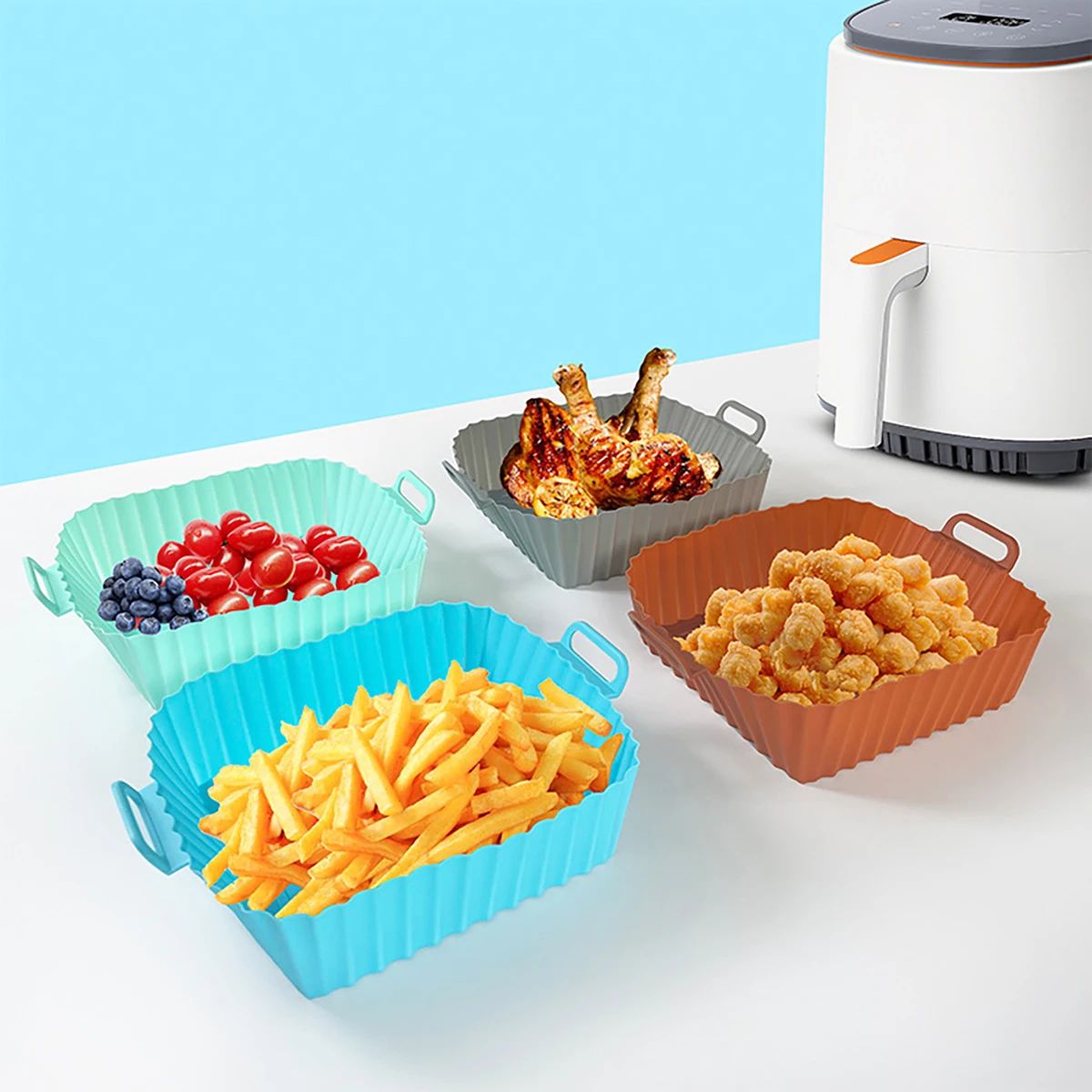Moule en silicone pour friteus - Air Fryer Accessories avis et prix